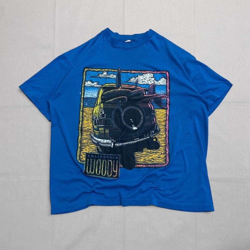 Men’s Vintage 90s California surf graphic single stitch tee